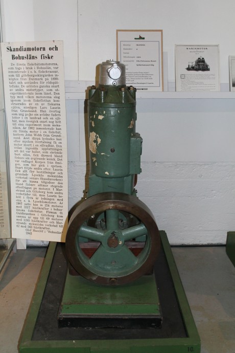 Första motorn som tillverkades på Skandiaverken.