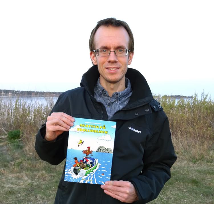 Skaftöbördige Johan Alexanderson har precis släppt ett seriealbum för barn