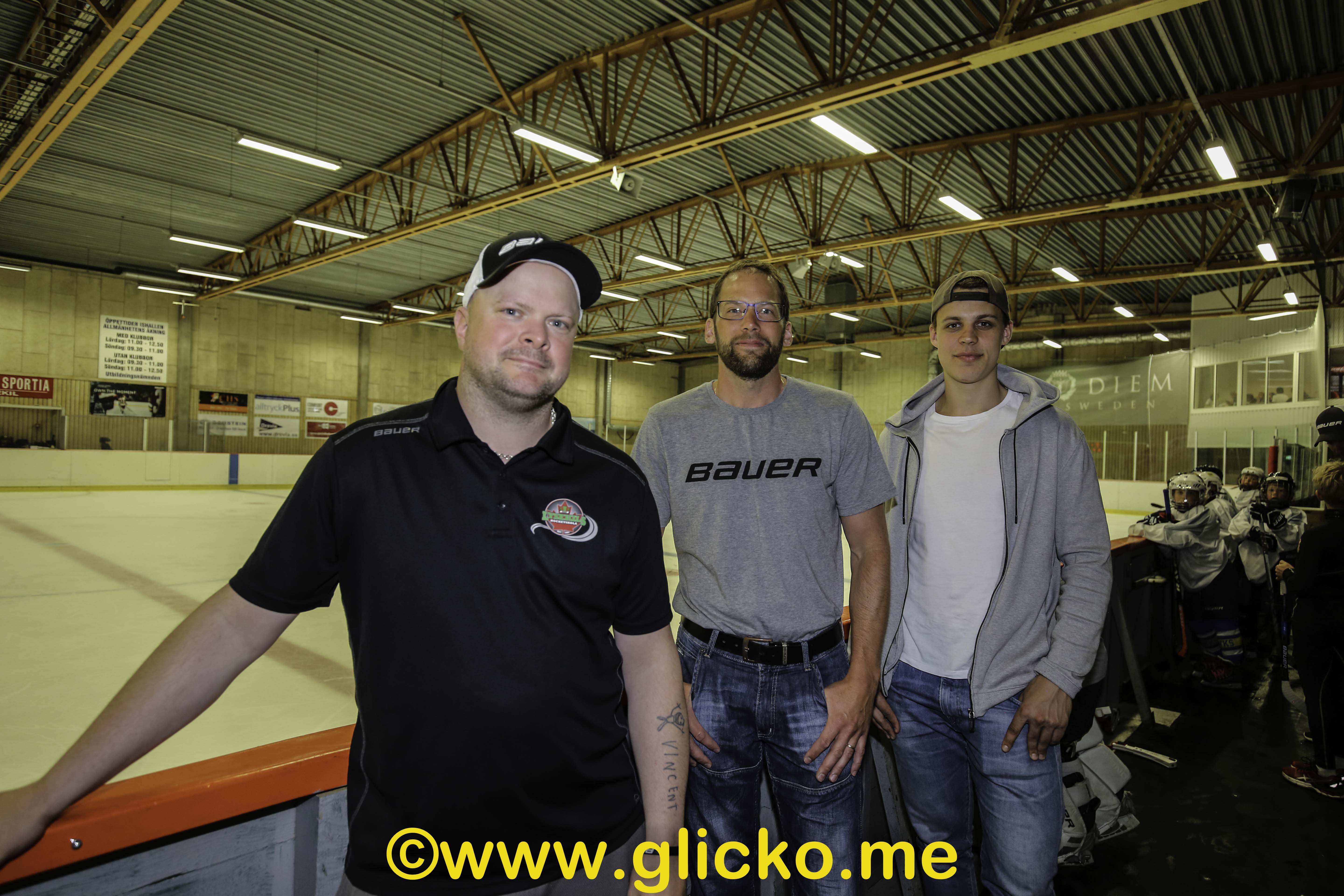 Anders Friberg, Johan hane och Joel Eriksson-Ek