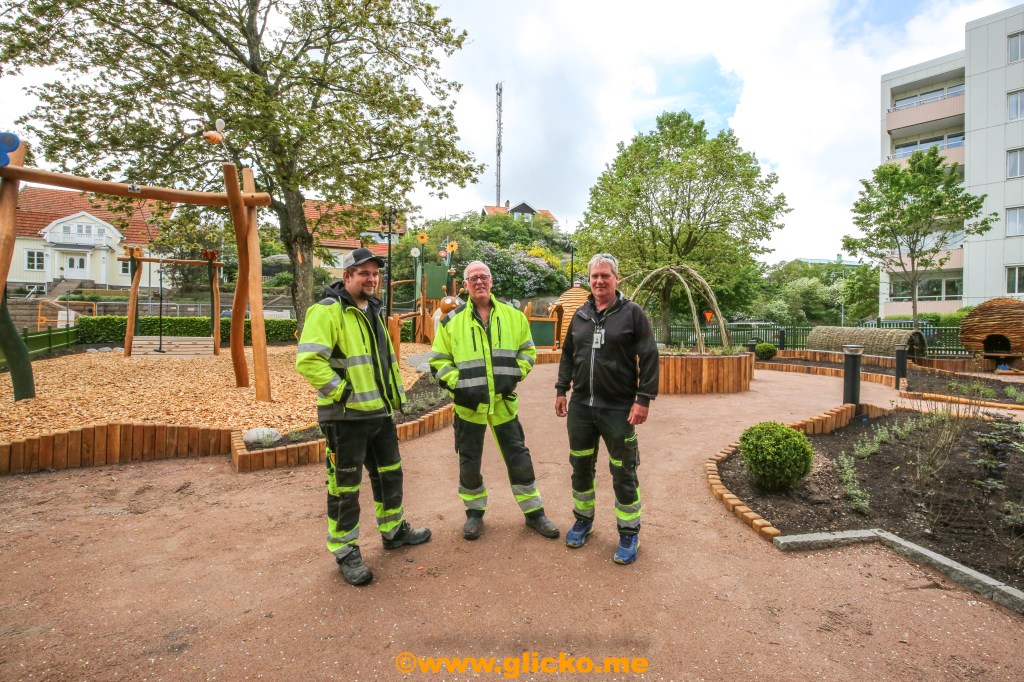 På lördag den 1:a juni invigs nya lekplatsen i Lysekils stadspark.