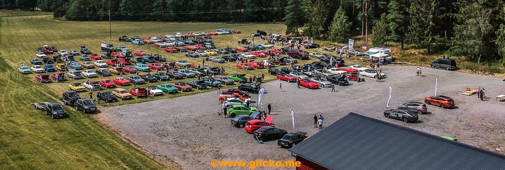 Nästan 300 bilar besökte lördagens Classic Ford Meet 2019 på Brännebacka Gård i Grästorp.