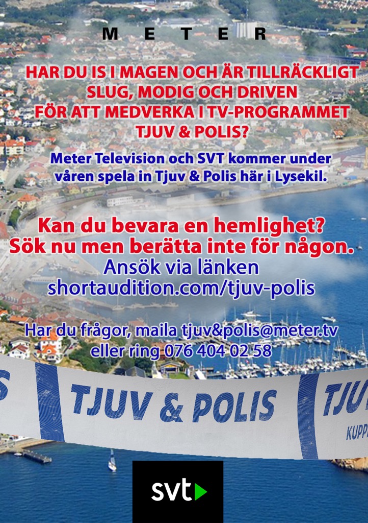 Tjuv och Polis spelas in i Lysekil
