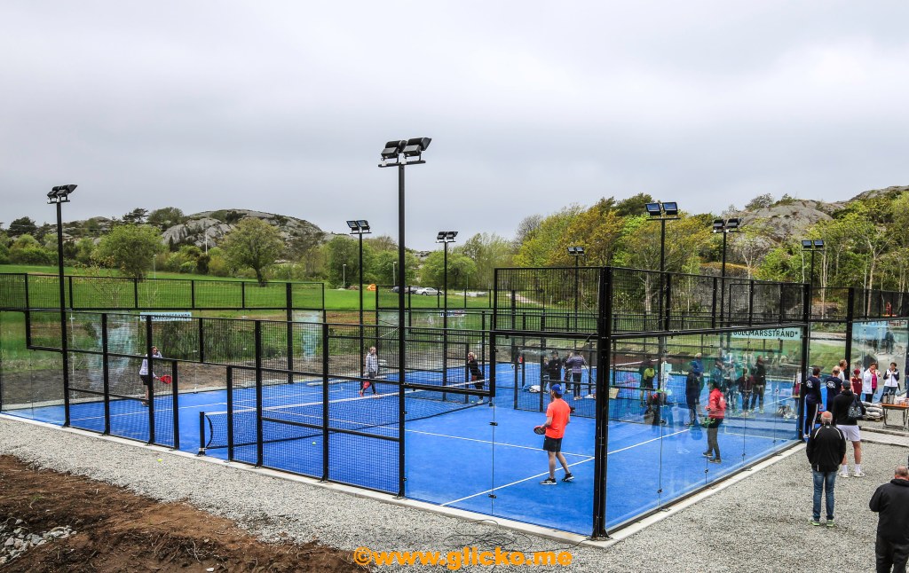 Nu är båda banorna vid Fiskebäckskils Padelcenter&nbsp;invigda