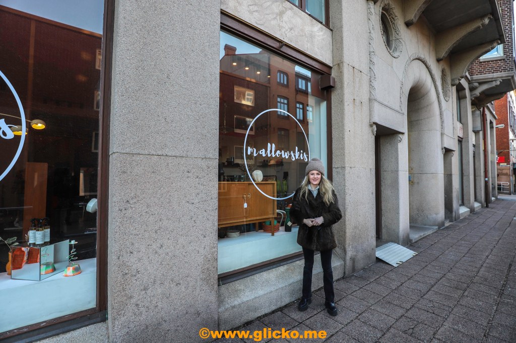 Malin Lundberg med butiken Mallowskis har flyttat in i nya lokaler på Kungsgatan 15b här i&nbsp;Lysekil