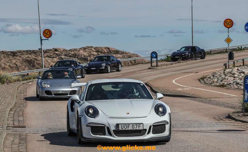 Sotenäs Porscheträff hälsade på i Lysekil