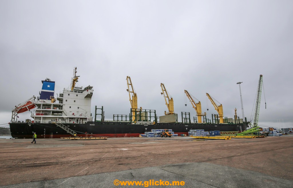 Bulkfartyget Almirante Storni är nu tillbaka i&nbsp;Lysekil