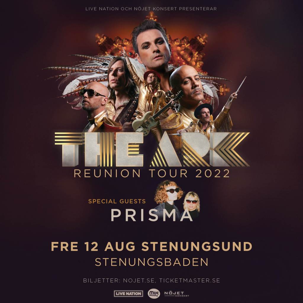 THE ARK – Sveriges färgstarkaste rockband återförenas för en stor sommarturné och vilken succé de gör. Den 12 augusti spelar de på&nbsp;Stenungsbaden