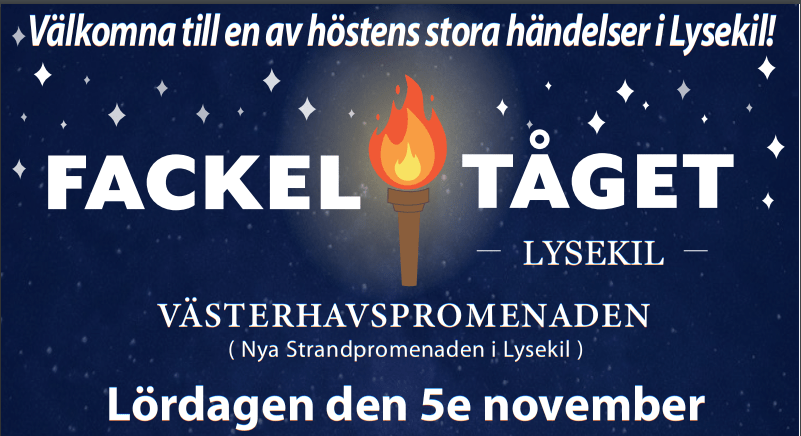 Idag släpps biljetterna till Fackeltåget den 5:e&nbsp;november