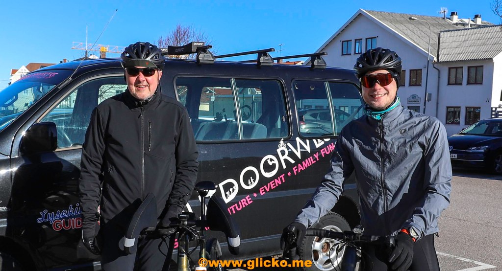 Idag gick starten på ett nio mil långt cykeläventyr i Lysekil