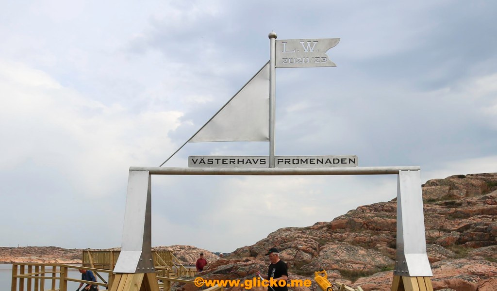 Portalen på Västerhavspromenaden kom på plats i&nbsp;veckan