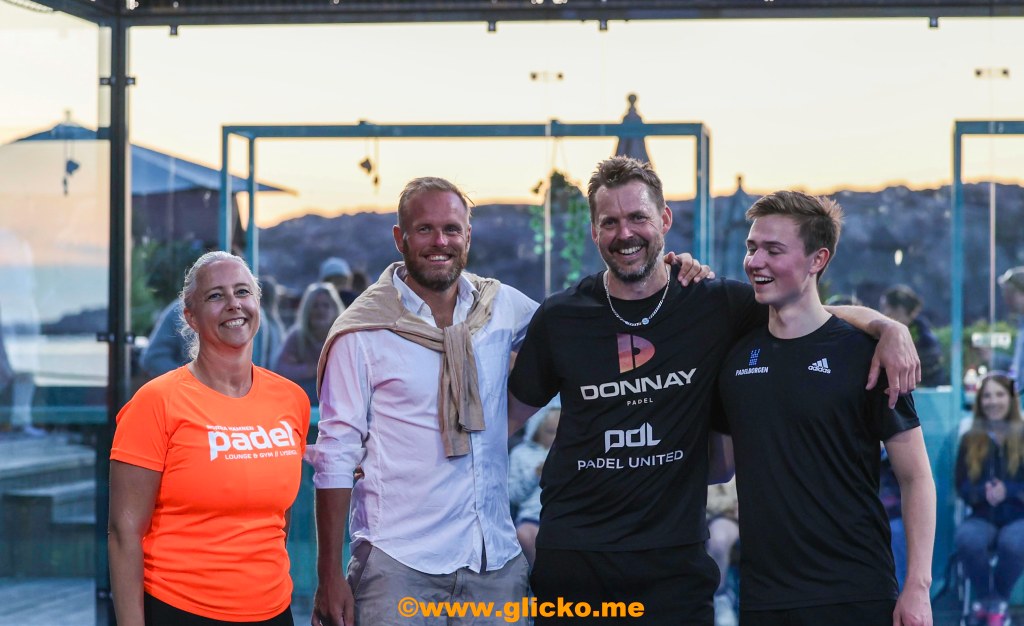 Skaftösonen Johan Brunström och Diego Svensson vann padeltävlingen NHP Invitational