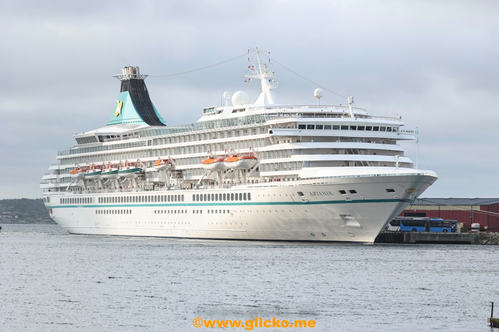 Kryssningsfartyget MS Artania besöker&nbsp;Lysekil