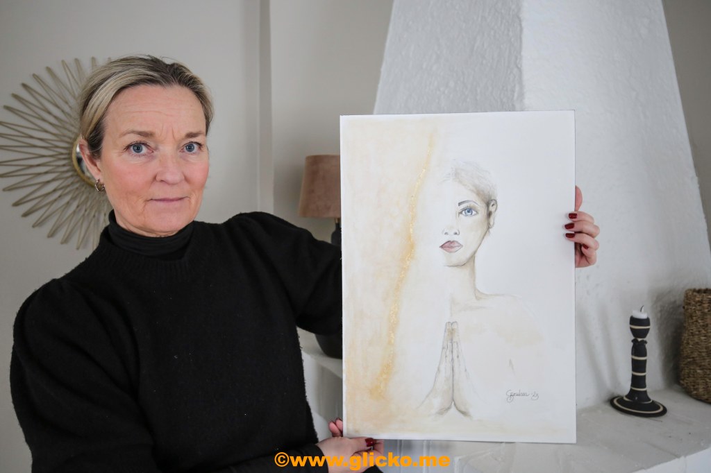 Den 16–24 februari gör Camilla Bruhn sin första konstutställning på hemmaplan