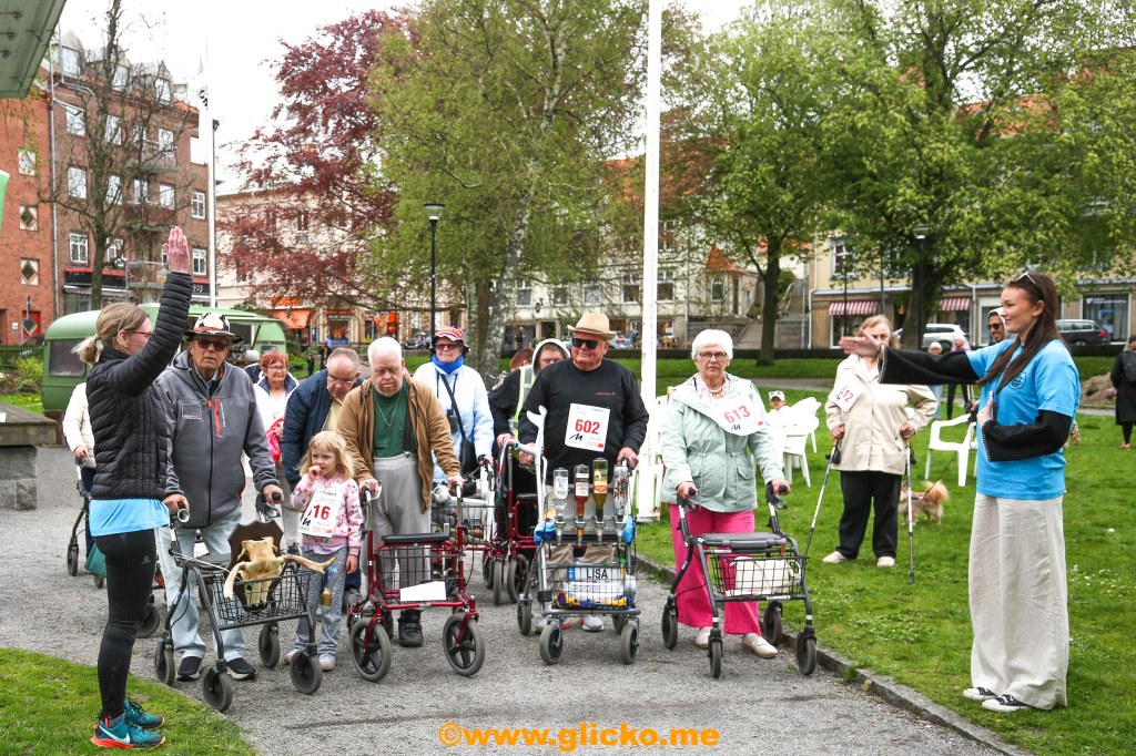 Rollatorrally i stadsparken