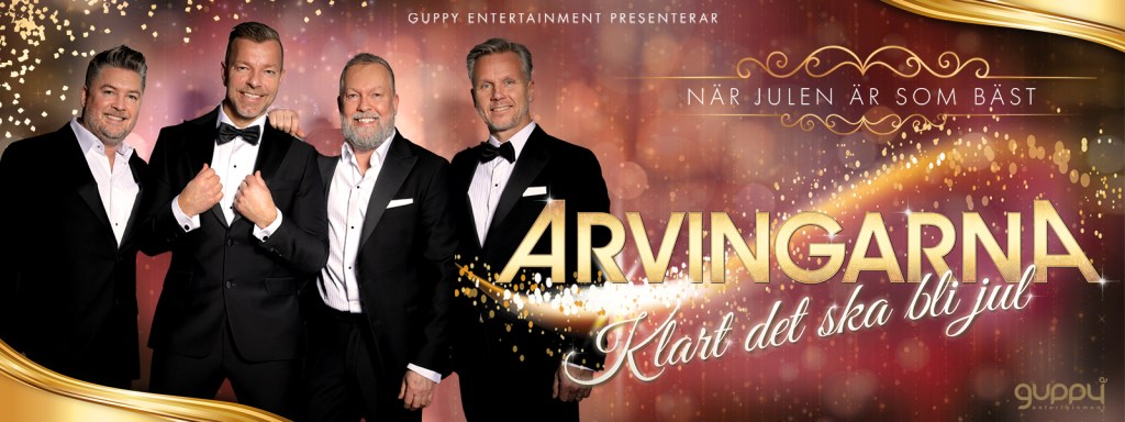 EN MAGISK KVÄLL MED ARVINGARNA – KLART DET SKA BLI JUL