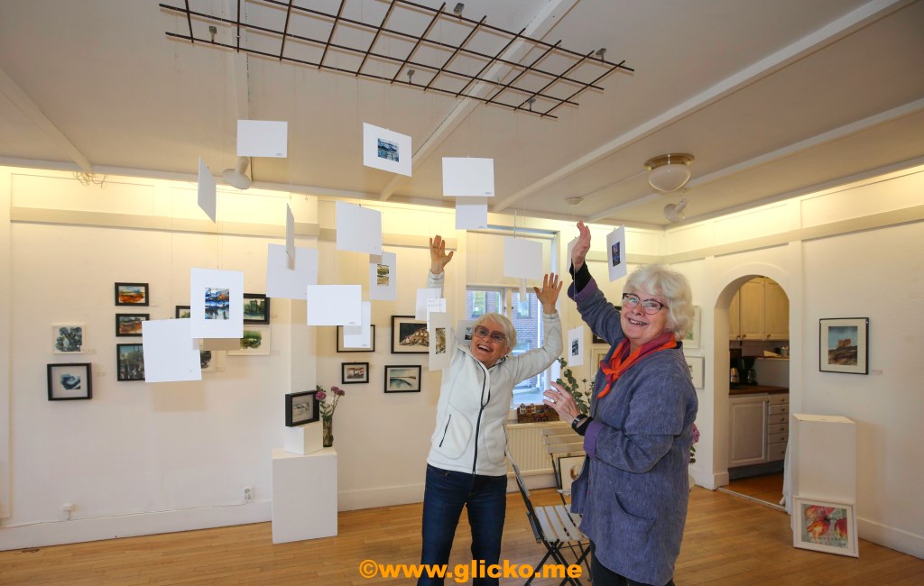 Eva Axil och Berith Larsson ställer ut sin konst hos Lysekils&nbsp;Konstförening
