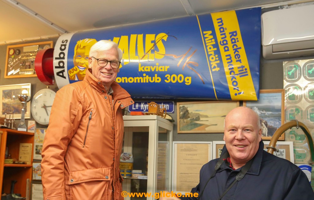 Carl Ameln, pojken på Kalles kaviartub besökte Immestad Konservmuseum i&nbsp;Brastad