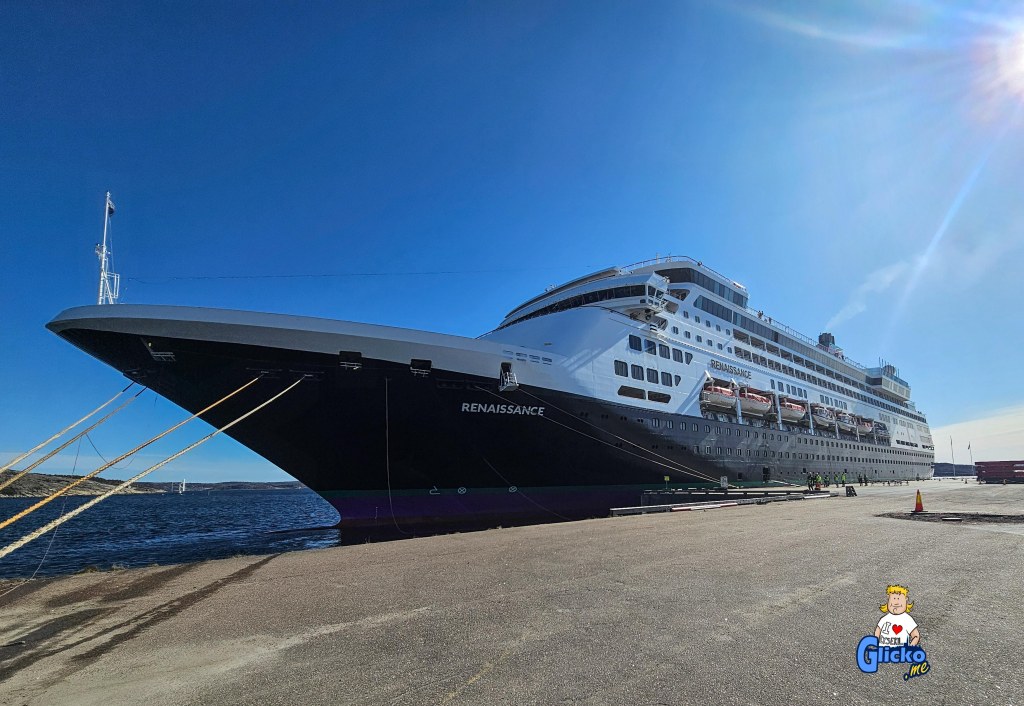 MS Renaissance gjorde årets första kryssningsanlöp i&nbsp;Lysekil