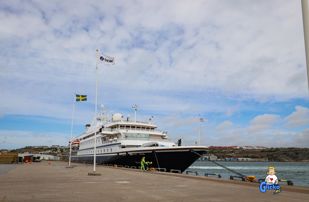 MS SeaDream II gjorde sitt första kryssningsanlöp till&nbsp;Lysekil