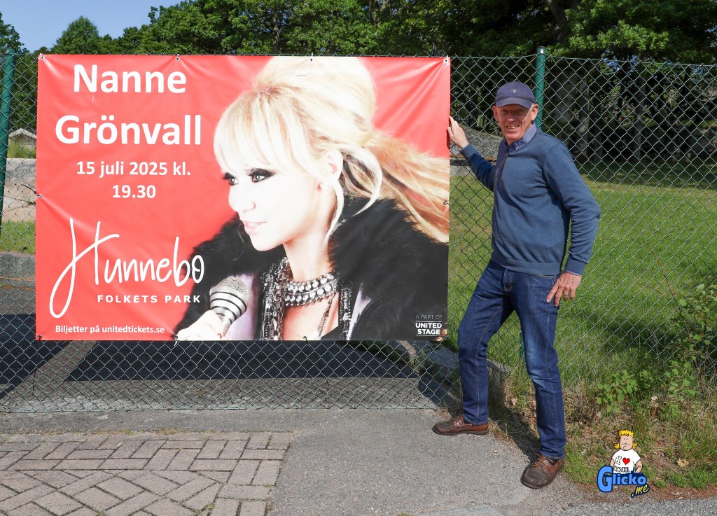 Nanne Grönvall kommer till Hunneboparken den 15 juli