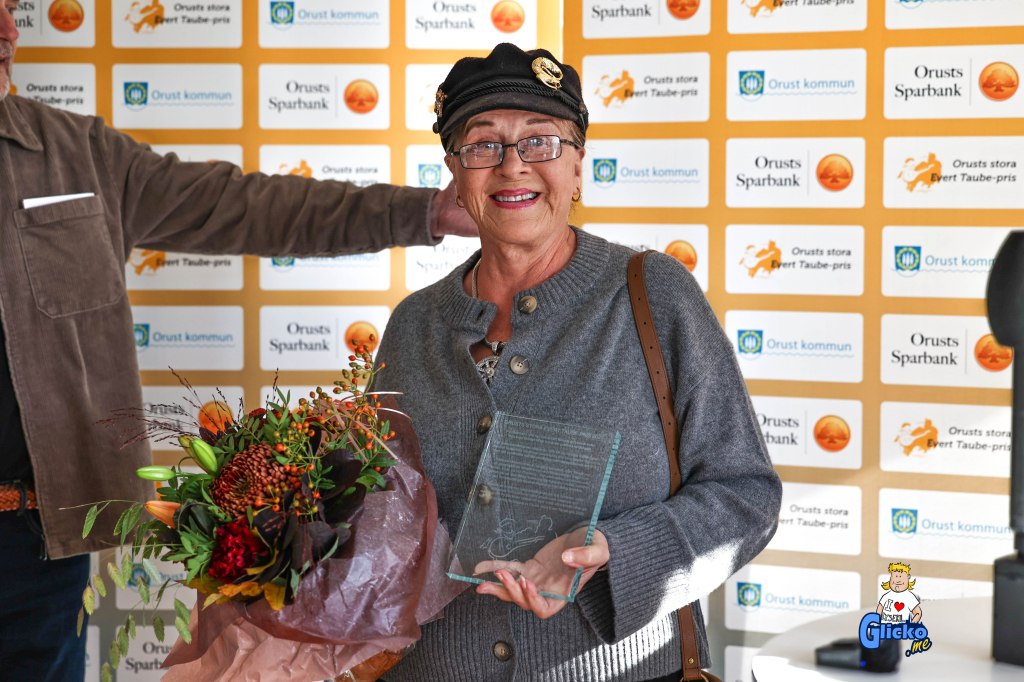 Py Bäckman tilldelades årets Orusts stora Evert Taube-pris