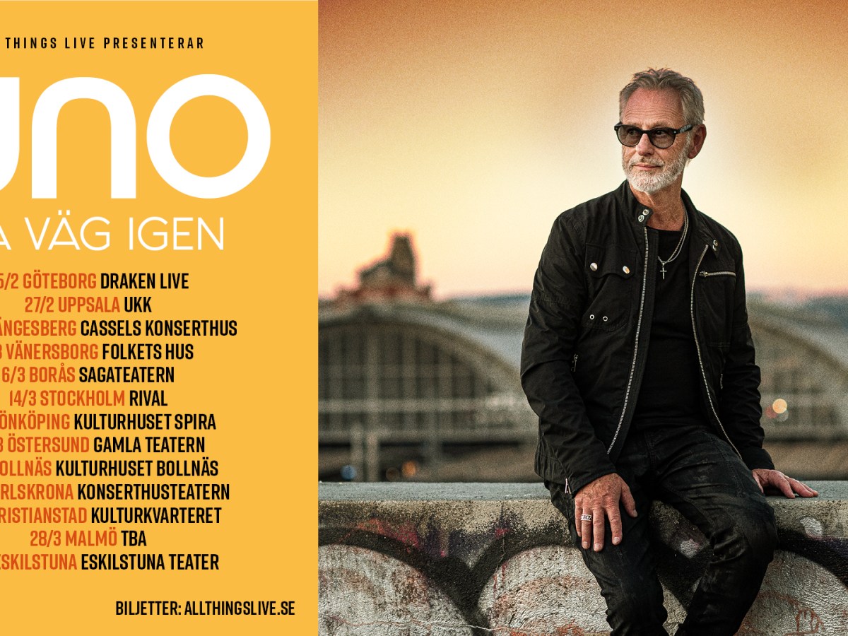 Uno är ”På Väg Igen” med vårturné&nbsp;2026