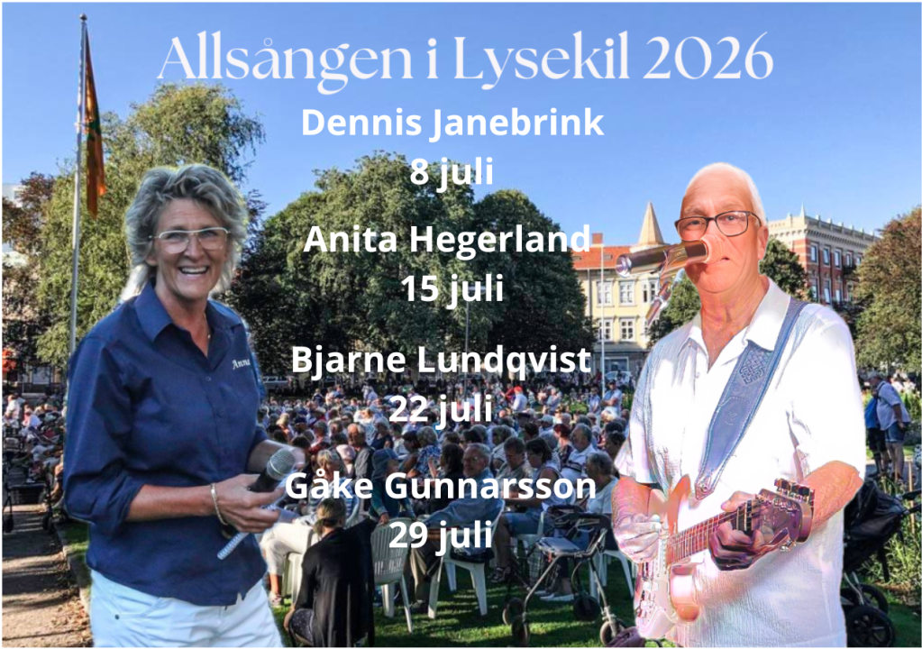 Här är sommaren artister till Allsången i&nbsp;Lysekil