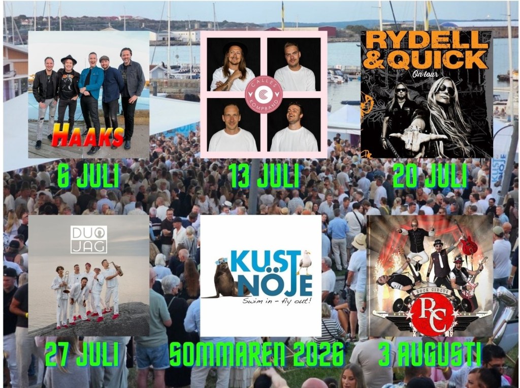 Kustnöjes Måndagsklubbar i Lysekil – Sommarens&nbsp;höjdpunkt