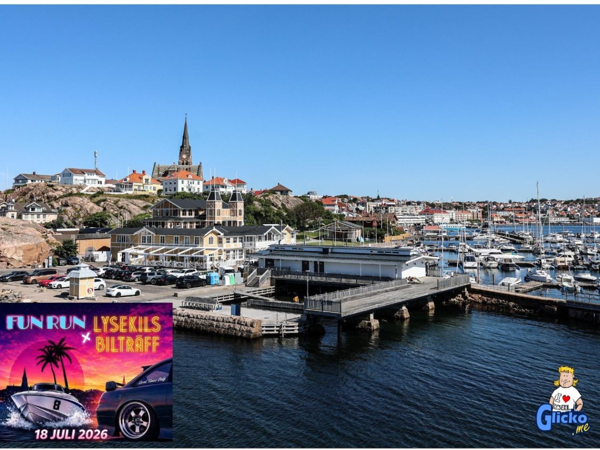 Fartfylld dag med Lysekils Fun Run & Lysekils Bilträff den 18&nbsp;juli