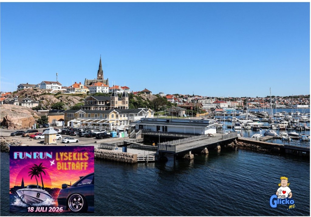 Fartfylld dag med Lysekils Fun Run & Lysekils Bilträff den 18&nbsp;juli